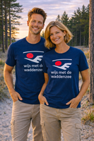 Thomas en Anne Wijs met de waddenzee T-shirt