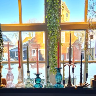 Kandelaars van glas