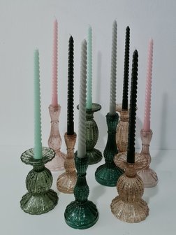 Kandelaars van glas