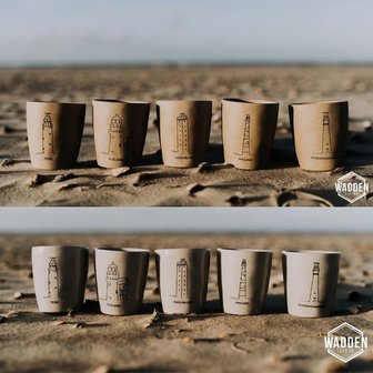 Waddenmokjes in 3 kleuren: zand, zeegrijs en wit