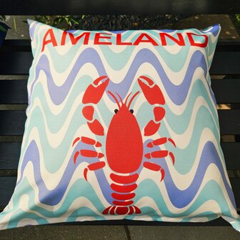Ameland buitenkussens vierkant 50 x 50 cm.