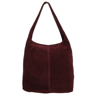 Klassieke shopper van su&egrave;deleder