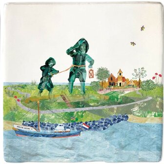 Ameland tegeltjes: Hollum Ballum Nes Buren Oerd