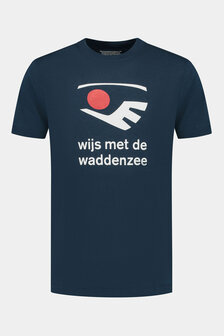 wijs met de waddenzee t-shirt-blauw