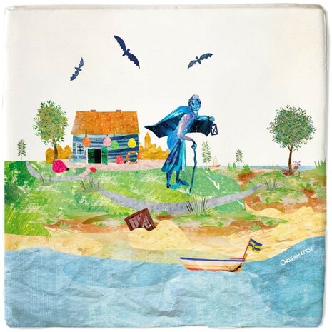 Ameland tegeltjes: Hollum Ballum Nes Buren Oerd