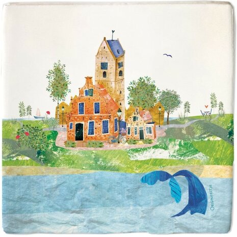 Ameland tegeltjes: Hollum Ballum Nes Buren Oerd