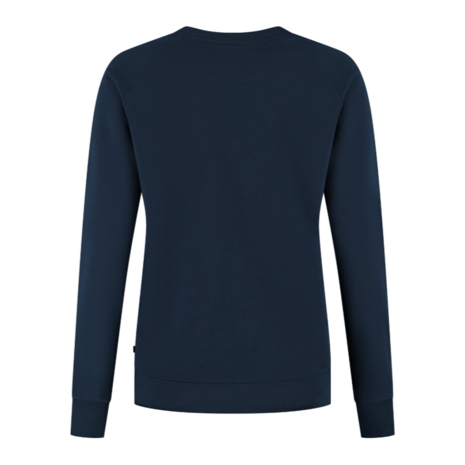 Sweater &ndash; Wijs met de waddenzee &ndash; Marine blauw &ndash; unisex &ndash; kleding Ameland dames