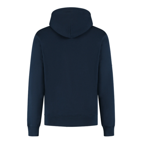 Hoodie &ndash; Wijs met de waddenzee &ndash; Marine blauw &ndash; unisex &ndash; kleding AmelandWijs met de Waddenzee 