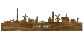 Ameland skyline houten magneten.