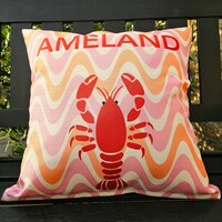 Ameland buitenkussens vierkant 50 x 50 cm.